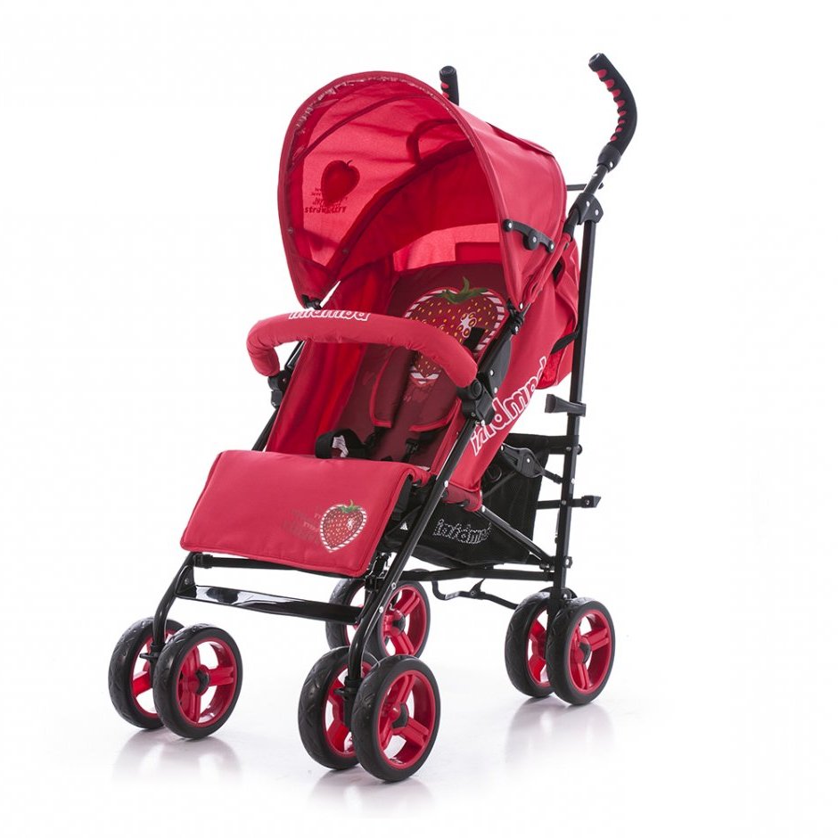 Прогулочная коляска Bambini CALIPSO (red strawberry)